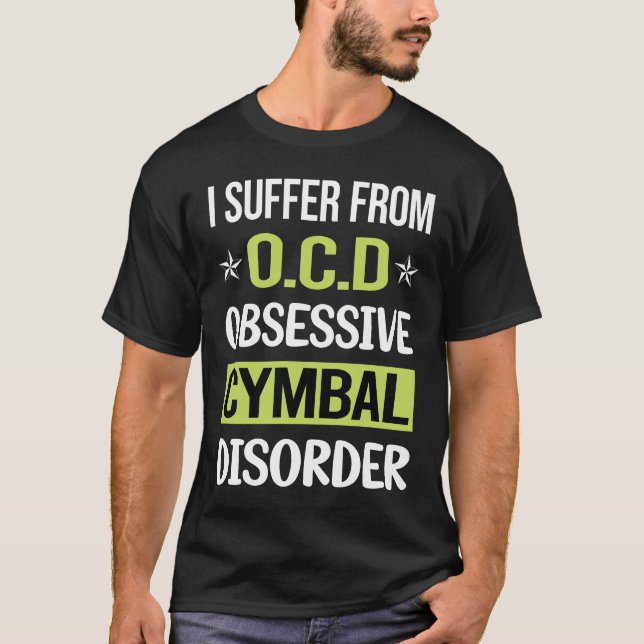 Pessivt Kärlek Cymbals Cymbal T Shirt (Framsida)