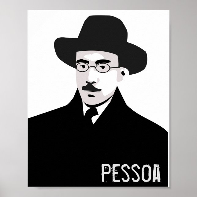 Pessoa Square Poster (Framsidan)