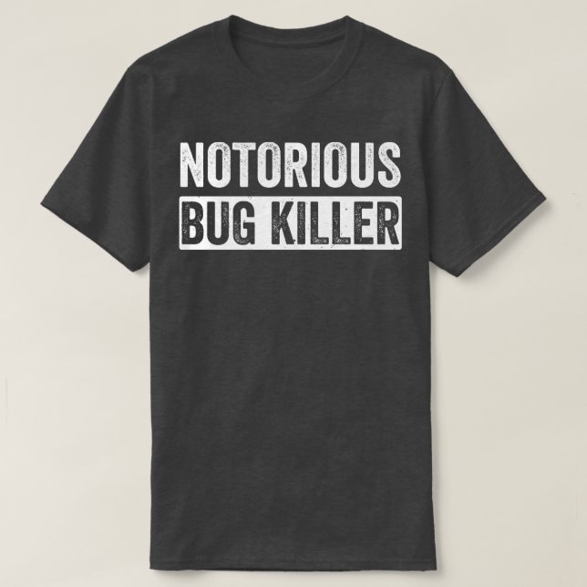 Pest Control Kryp Exterminator Kryp Killer Funny T Shirt (Design framsida)