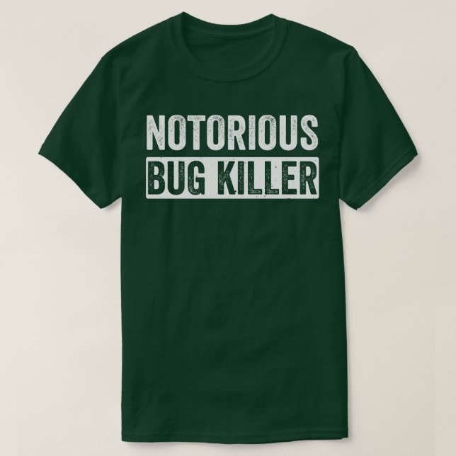 Pest Control Kryp Exterminator Kryp Killer Funny T Shirt (Design framsida)