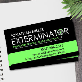 Pest Control Services - Exterminator Visitkort