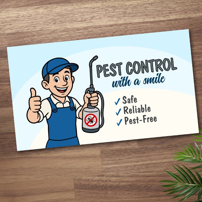 Pest Control Services - Exterminator Visitkort (Skapare uppladdad)