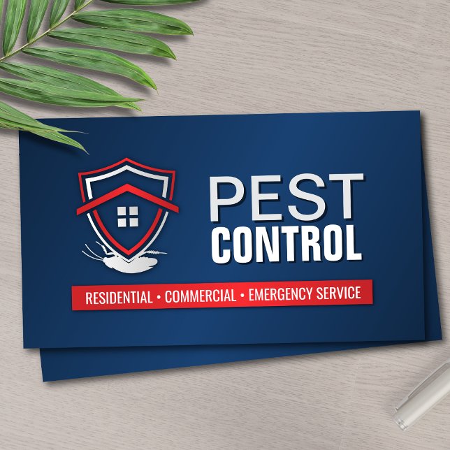 Pest Control Services - Exterminator Visitkort (Skapare uppladdad)