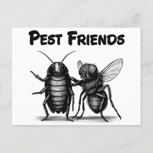 Pest Friends BFF Helg Vykort