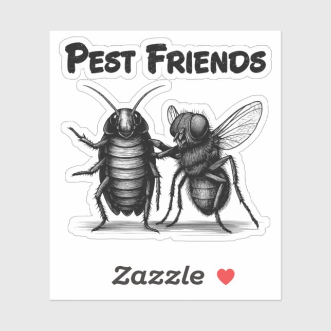Pest Friends BFF Klistermärken (Ark)