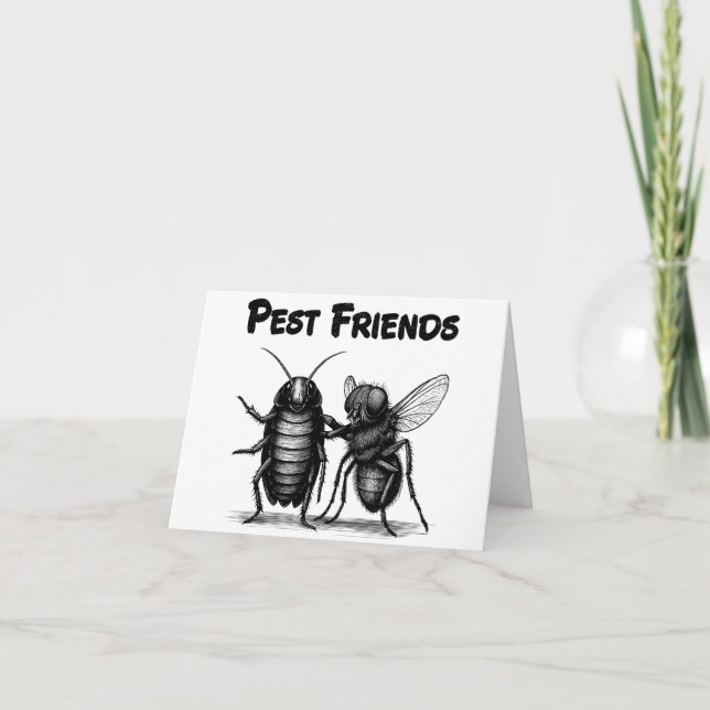 Pest Friends BFF Kort (Framsida)