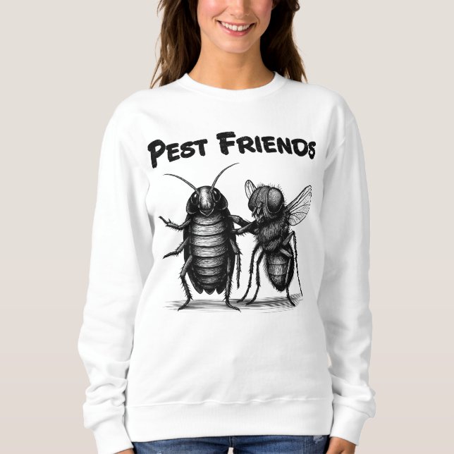 Pest Friends BFF T Shirt (Framsida)