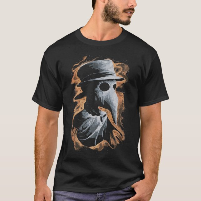 Pestdoktor: Eld och skuggor T Shirt (Framsida)