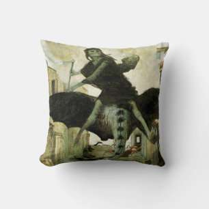 Pesten av Arnold Böcklin, Vintage symbolism Kudde