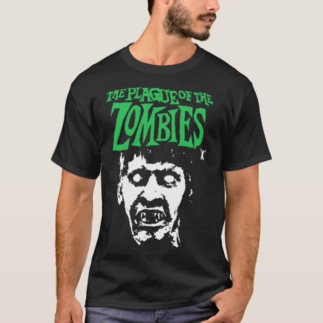 Pesten av zombies 1966 pojke t shirt (Framsida)