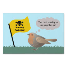 "Pesticide Warning Flagga"