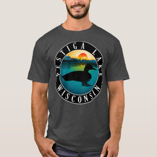 Pestiga Sjö Wisconsin Loon T Shirt