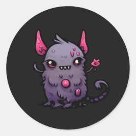 Pestilence Kattunge Sticker - Creepy Cute Plague C Runt Klistermärke