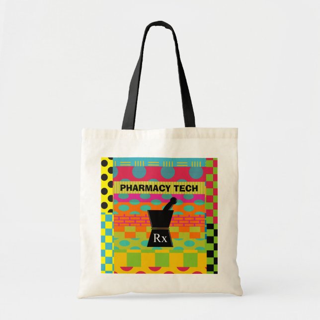 Pestle och mortel för apotekTechtoto nyckfull Tygkasse (Framsidan)