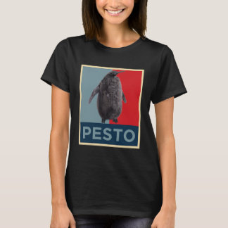 Pesto Penguin: Hope Poster Style Design T Shirt