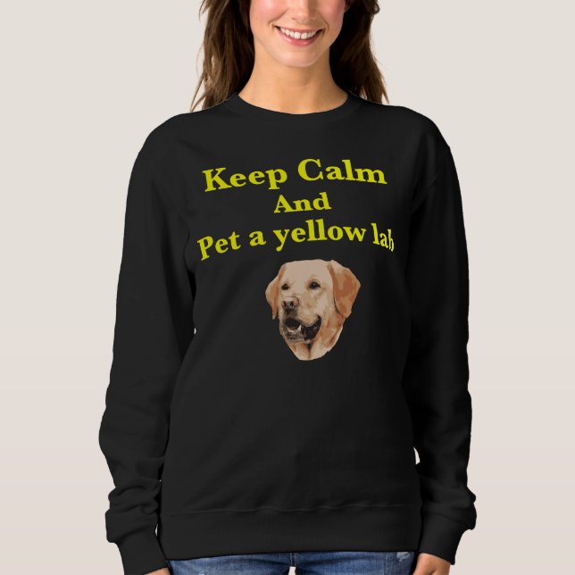 Pet A Gul lab 2 T Shirt (Framsida)