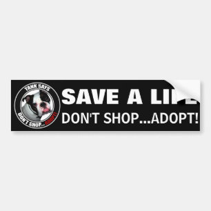 Pet Adoption, BLI INTE SHOP. Bildekal