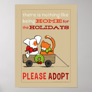 Pet Adoption Patch på Rusty Home för jul Poster