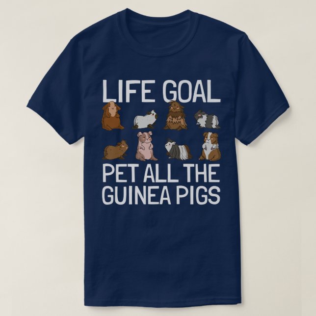 Pet All Guinea Grisar T Shirt (Design framsida)