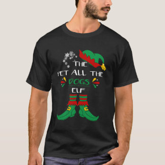 Pet All Hundar Elf Matching Family Group Pajama T Shirt