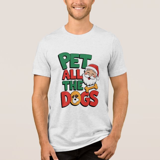 Pet All the Dogs T-Shirt (Framsida)