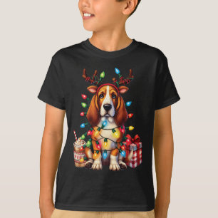 Pet Animal Bet Hound Hund älskare Reindeer jul T Shirt