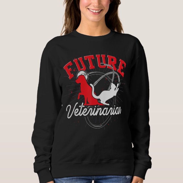 Pet Animal Doktor Vet Tech Future Veterinarian Ve T Shirt (Framsida)