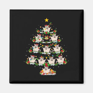 Pet Animal Julafton Ljus Santa Sugar Glider Christ Magnet