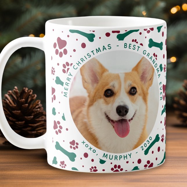 Pet-Anpassningsbarna Photo Tass avtryck Hund Grand Kaffemugg (Skapare uppladdad)
