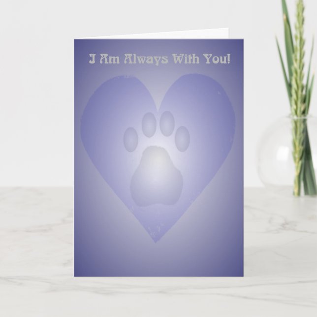 Pet Bereavement Card Kort (Framsida)