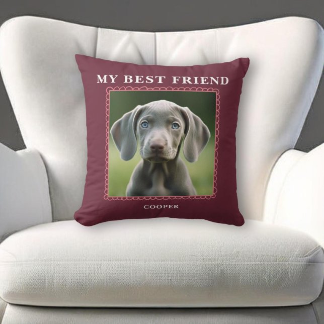 Pet Best Friends Hund Photo Kudde (Skapare uppladdad)
