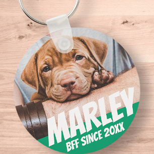 Pet BFF, bästa vän Foto Modern Coola enkel Nyckelring