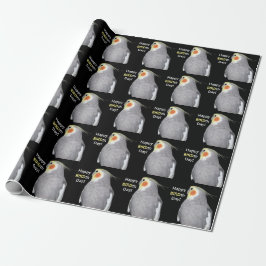 Pet Bird Cockatiel Photo Lycklig BIRDth Day Birthd Presentpapper