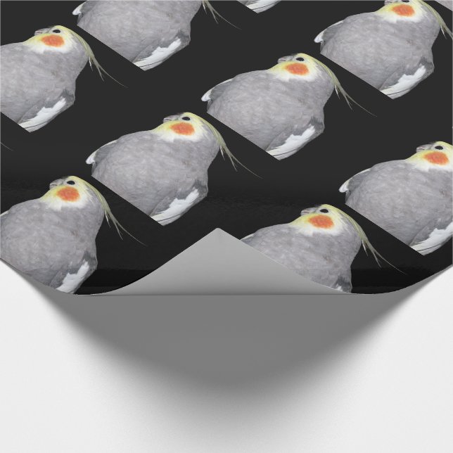 Pet Bird Cockatiel Wrapping Papprare Presentpapper (Hörn)