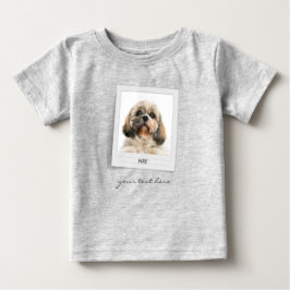 Pet Birthday Photo Ram Personlig Helgdag T Shirt