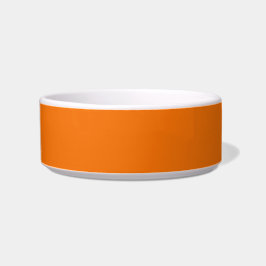 Pet Bowl med Bright Orange Background