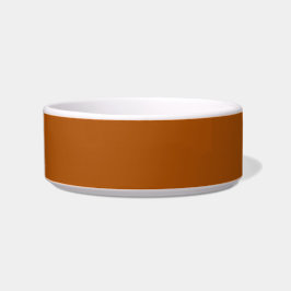 Pet Bowl med förbränd Orange - bakgrund
