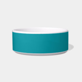 Pet Bowl med Teal Background