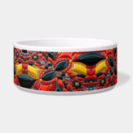 Pet Bowl med Tyskland Färg Abstract Design