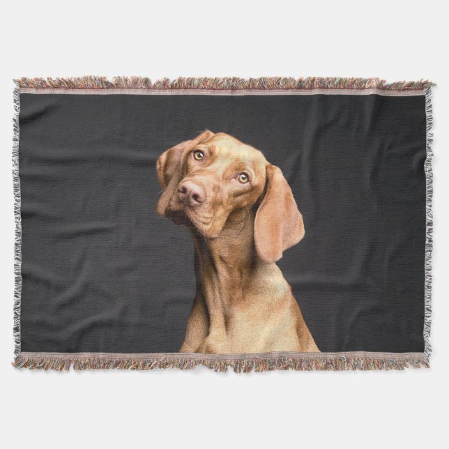 Pet Brown Beagle Hund Filt (Framsidan)