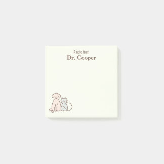 Pet Business Personlig Post-it Block