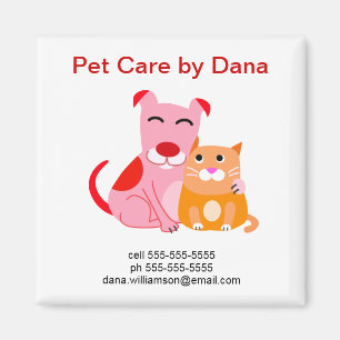 Pet Business Promoted Magnet