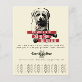 Pet Business Tear Lakan Flyer - anpassa