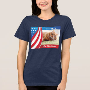 Pet Cat Photo Presidentval 2024 Omröstning T Shirt