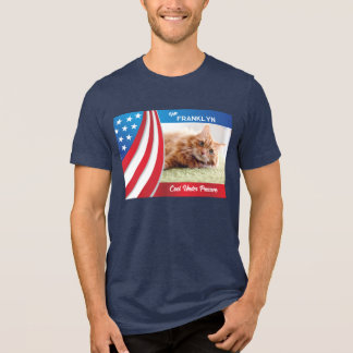 Pet Cat Photo Presidentval 2024 Omröstning T Shirt