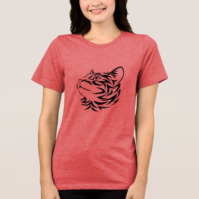 Pet Cat T Shirt (Framsida)