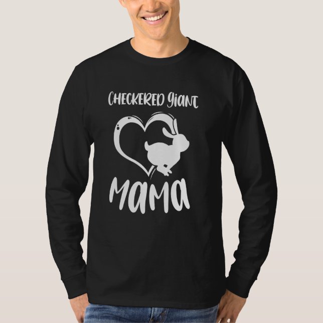 Pet Checkated Giant Mamma Rabbit Owner Mor Women T Shirt (Framsida)