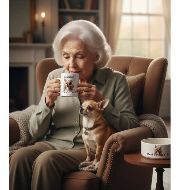 Pet Chihuahua/Grammy's Personalize Coffee Mugg (Skapare uppladdad)