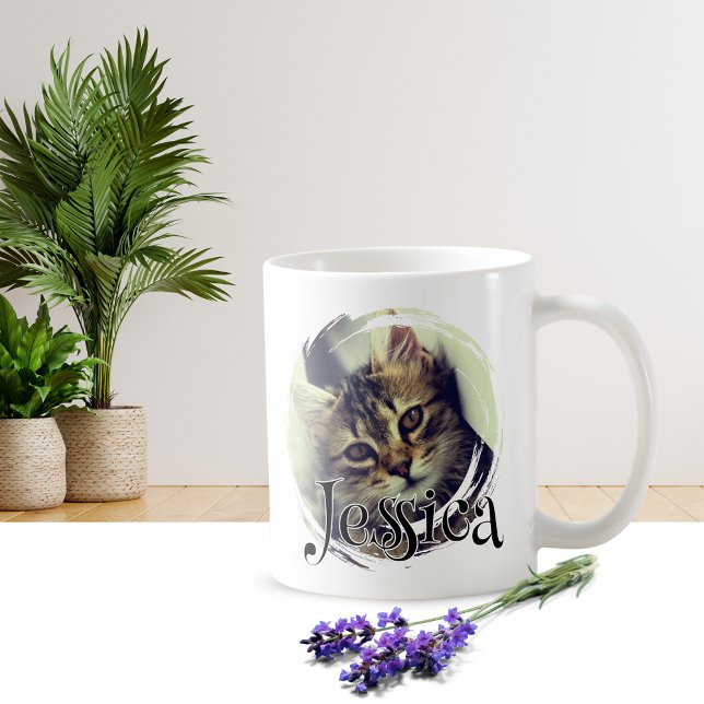Pet Custom Photo, Name Mug Design Kaffemugg (Skapare uppladdad)