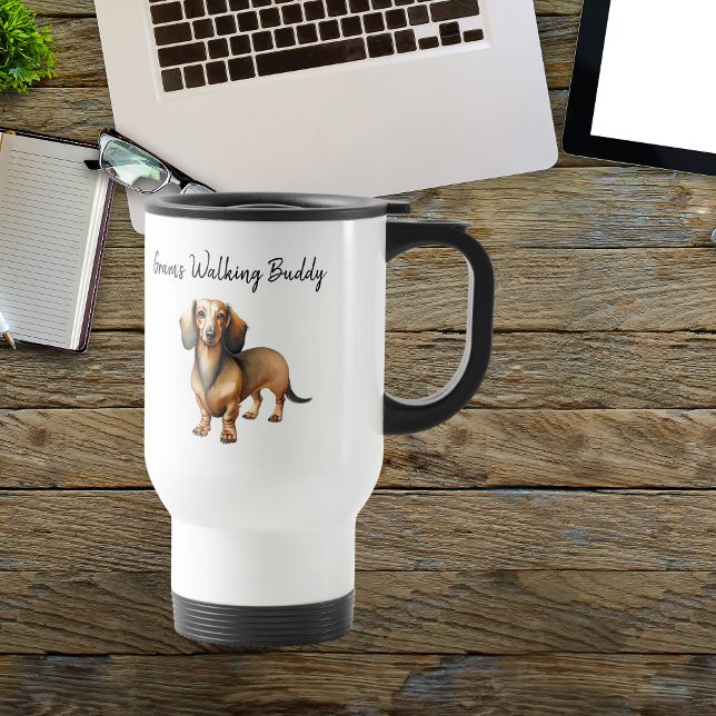 Pet Dachshund ''Gram's Walking Buddy'' Personalize Resemugg (Skapare uppladdad)